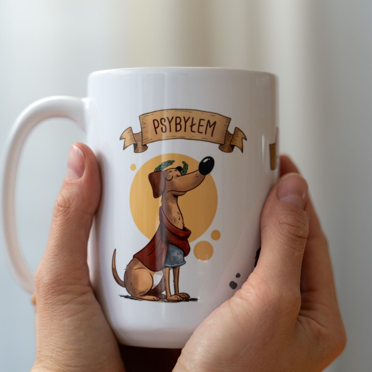 Kubek duży (440 ml) - Psybyłem - obrazek 2