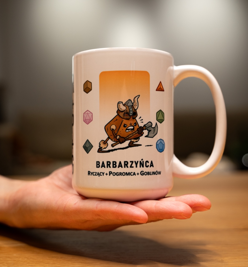 Kubek duży (440 ml) - RPG - Barbarzyńca - obrazek 2