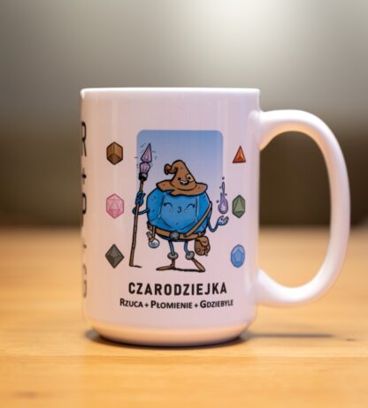 Kubek duży (440 ml) - RPG - Czarodziejka - obrazek 2