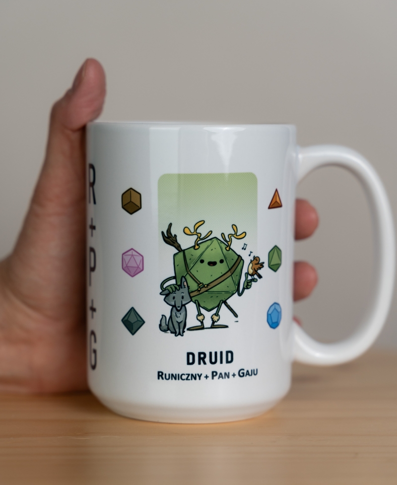 Kubek duży (440 ml) - RPG - Druid - obrazek 2