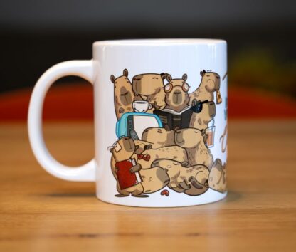 Giga Kubek (550 ml) - Don`t worry be Capy - obrazek 2