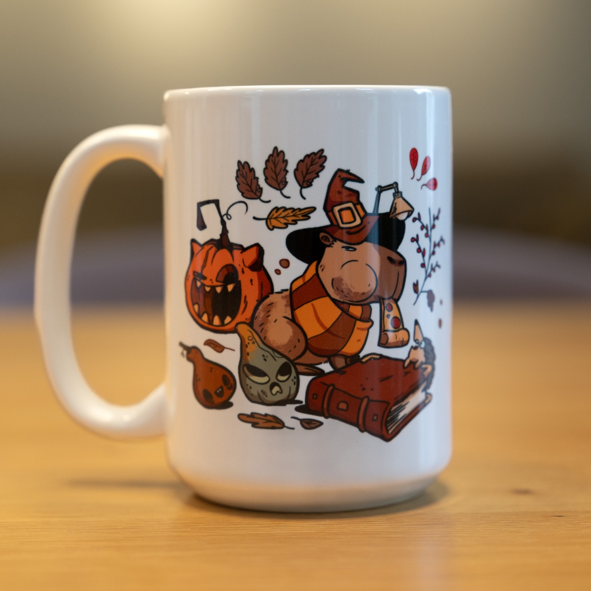 Kubek duży (440 ml) - Jesienna Kapiciosa - obrazek 2