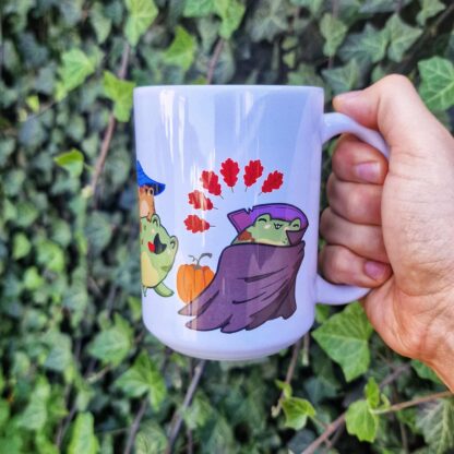 Kubek duży (440 ml) - Wiedźmie żaby - obrazek 3