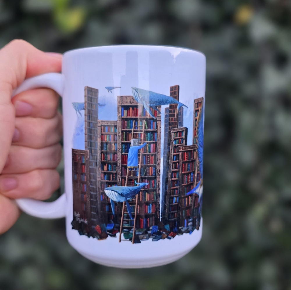 Kubek 440 ml - Kubek Książkowy (Roch Urbaniak) - obrazek 2