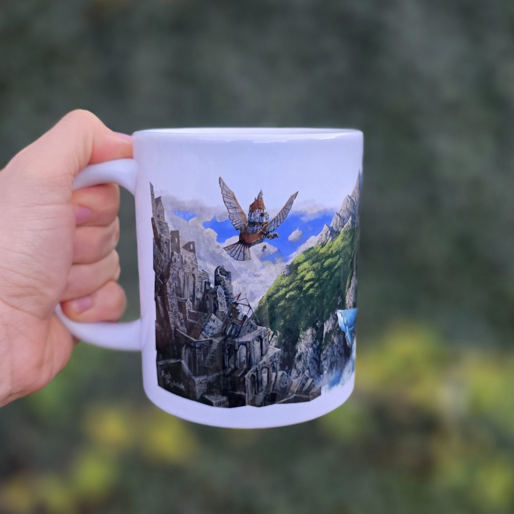 Kubek 550 ml - Kubek Pochmurny (Roch Urbaniak) - obrazek 2