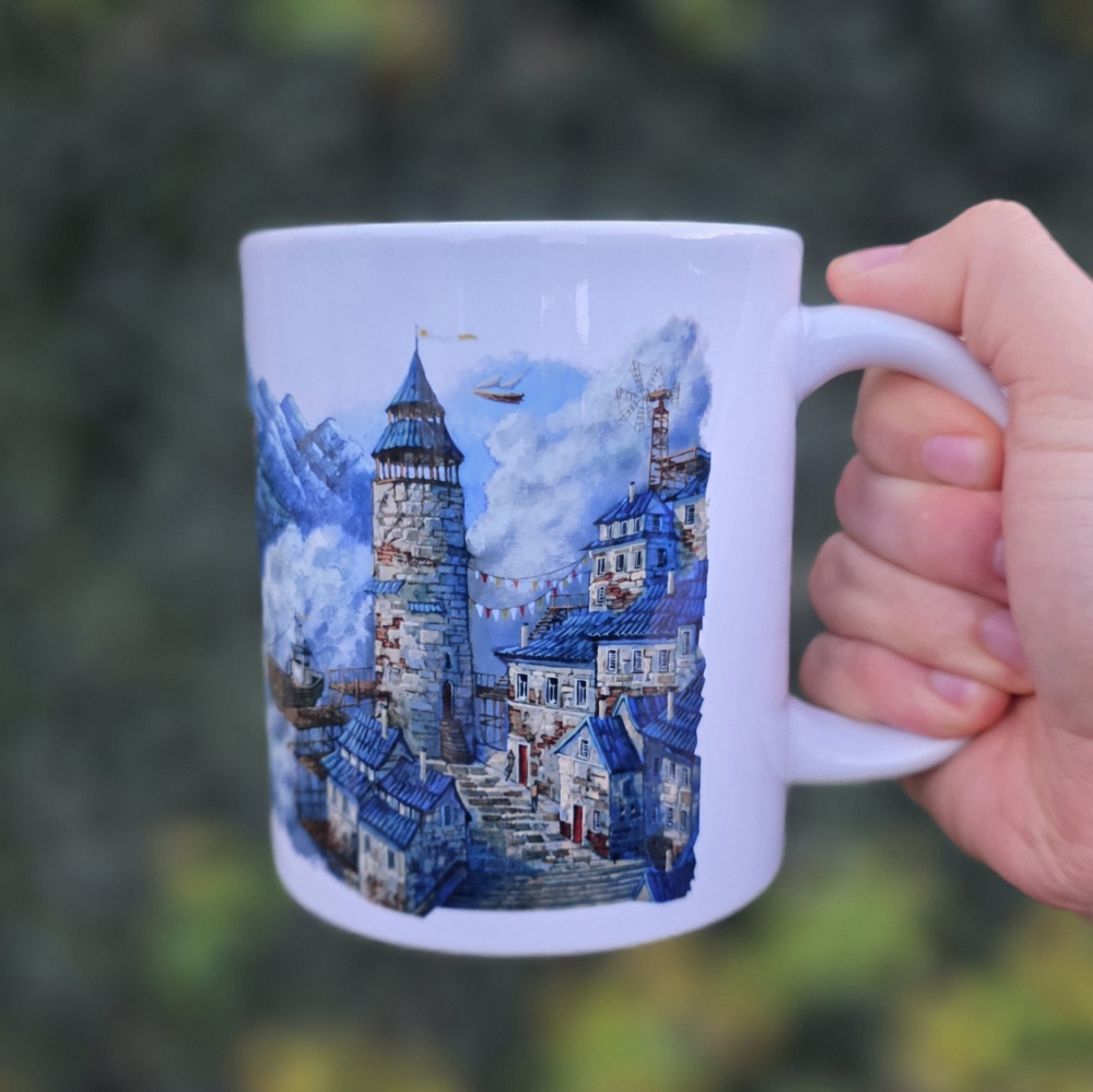 Kubek 550 ml - Kubek Pochmurny (Roch Urbaniak) - obrazek 3