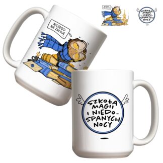 Kubek duży (440 ml) - Szkoła magii (niebieski)