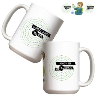 Kubek duży (440 ml) - Wielcy Polacy - Maria Skłodowska-Curie