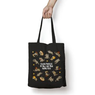 Torba bawełniana - Ciężko pracuję, by mój kot miał godne życie