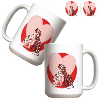 Kubek duży (440 ml) - Psy tul mnie