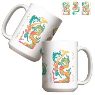 Kubek duży (440 ml) - Syrena i Smok