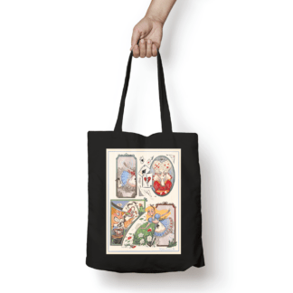 Torba bawełniana - Alicja po drugiej stronie lustra