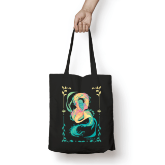Torba bawełniana - Syrena i Smok