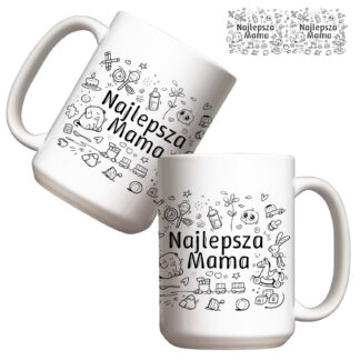 Kubek duży (440 ml) - Najlepsza Mama
