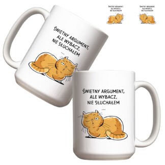 Kubek duży (440 ml) - Świetny argument