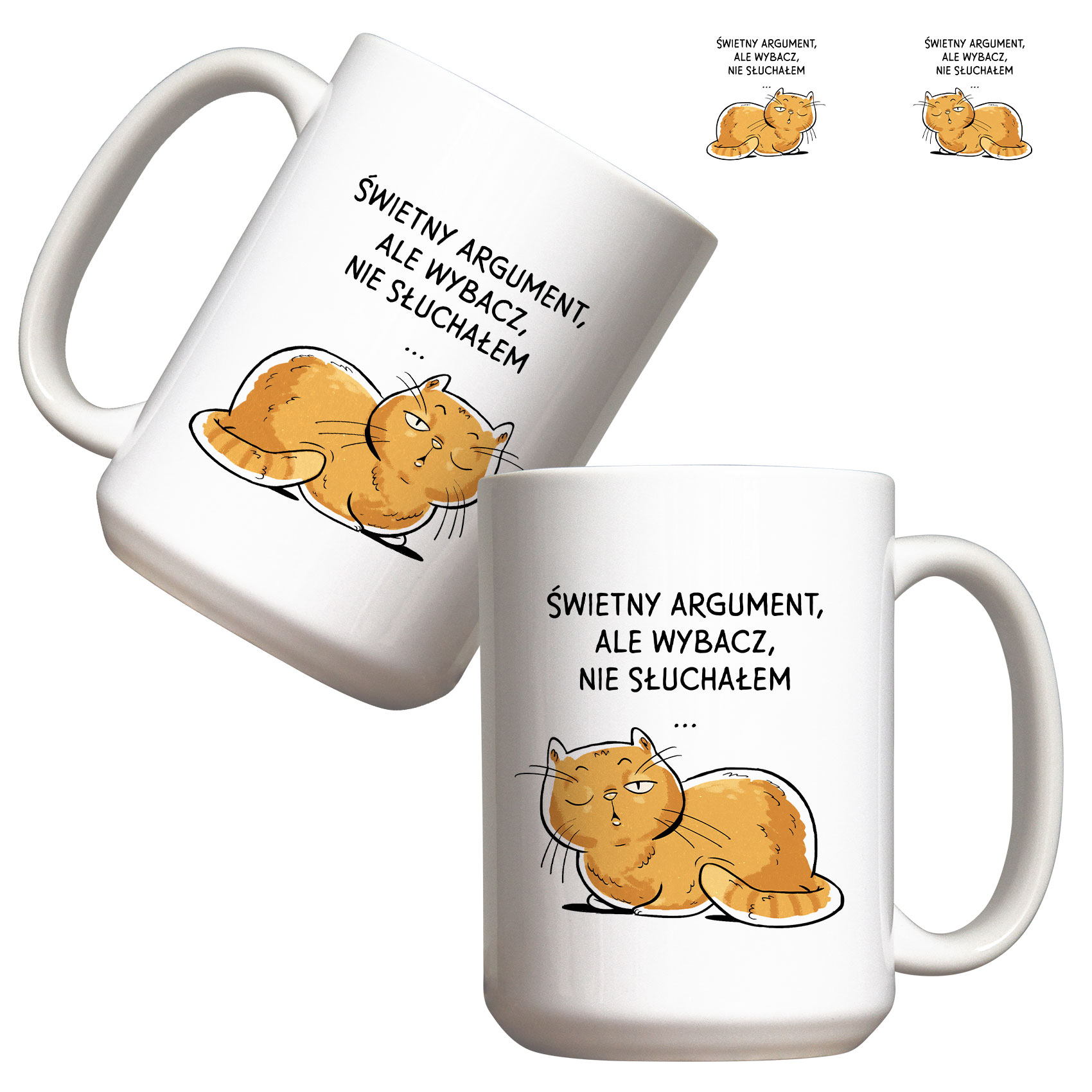Kubek duży (440 ml) - Świetny argument