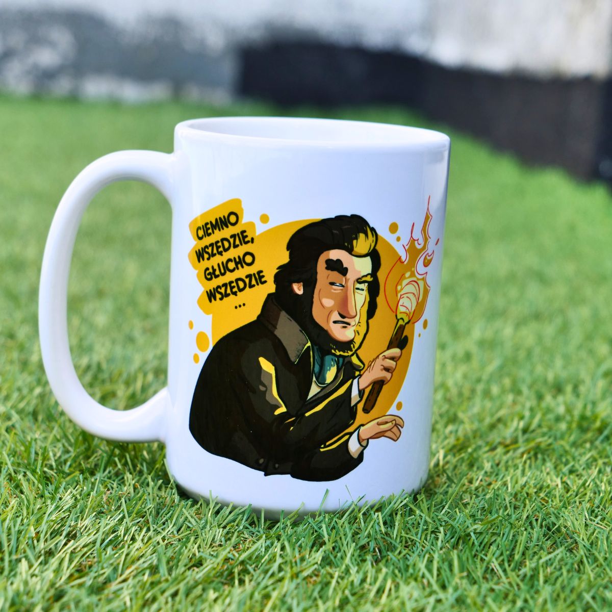 Kubek duży (440 ml) - Mickiewicz - Co na obiad dzisiaj będzie? - obrazek 2