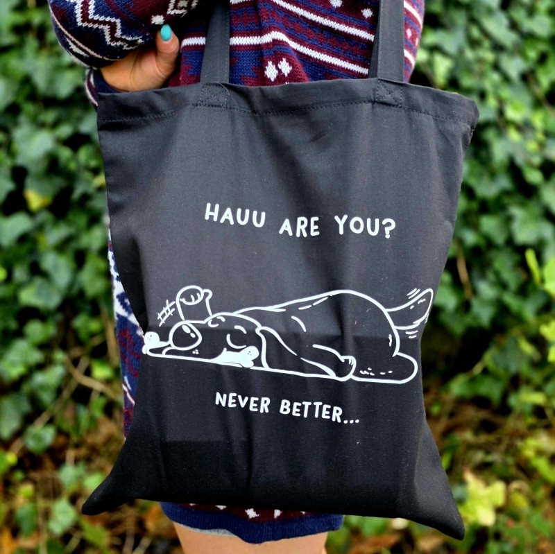 Torba bawełniana - Hauu are you? - obrazek 2