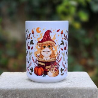 Kubek duży (440 ml) - Jesienny Mruczek